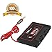 Car Cassette Adapter Smart Phone,Creativecase Car Audio 3.5mm Stereo Plug,Aux Cassette Adapter Compatible iPhone/Android phone/MP3/MP4/CD/MD/PC(Black)