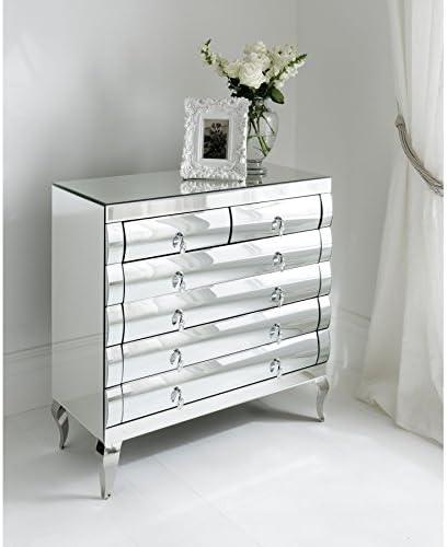 Rimini Mirrored Chest 2 Over 2 Drawers