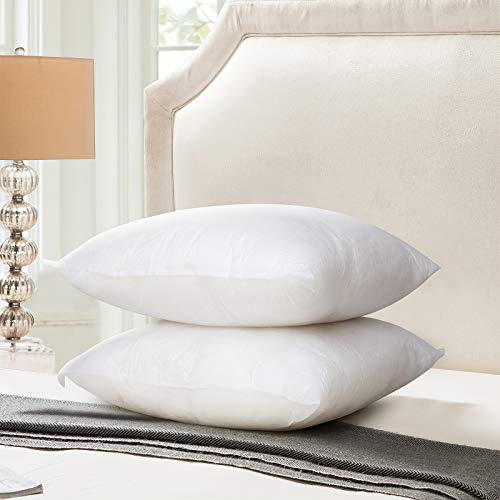 EPLST Set of 2 Pillow Insert 18 x 18 Inches Hypoallergenic Premium High