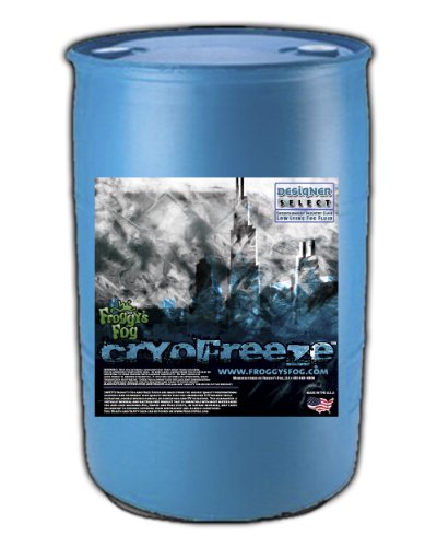 55 Gal - Cryofreeze - 1 Gal - Cryofreeze - Low Lying Ground Fog Machine Fluid for Stage and Studio