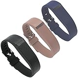 4PCS Fitbit Flex Band,Silicone Replacement Wristband for Fitbit Flex Bracelet Sport Bands with Metal Watch Band Buckle Large/Small