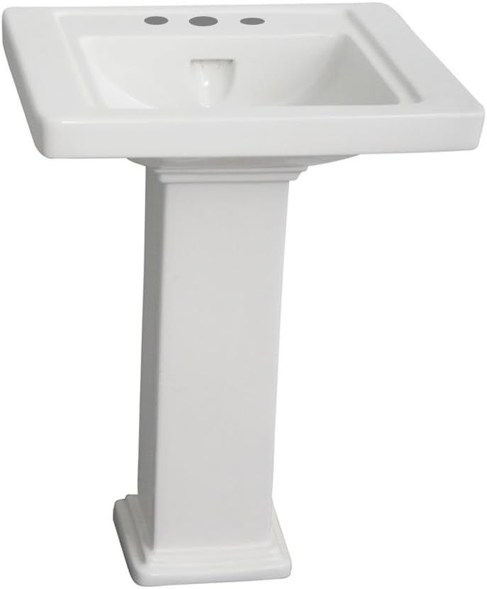 Barclay C3 860wh Stanford 550 Pedestal Lavatory Base White