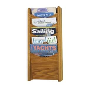 Amazon.com Safco Products 4330MO Wood Magazine Rack 5 