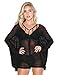 iHeartRaves Black Sheer Mesh Zip-Up Dark Angel Romper with Wings (Small)