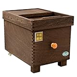 Rice cylinder Solid wood household face bucket Rice