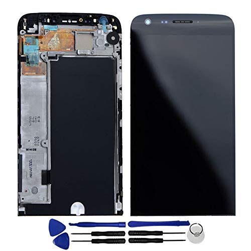 OYOG Replacement for LG G5 H850 H820 H830 H831 LS992 Touch Screen Digitizer Assembly LCD Display with Bezel Frame (Black)