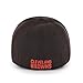 OTS NFL Cleveland Browns Men's Start Line Center Stretch Fit Hat, Team Color, Large/X-Large