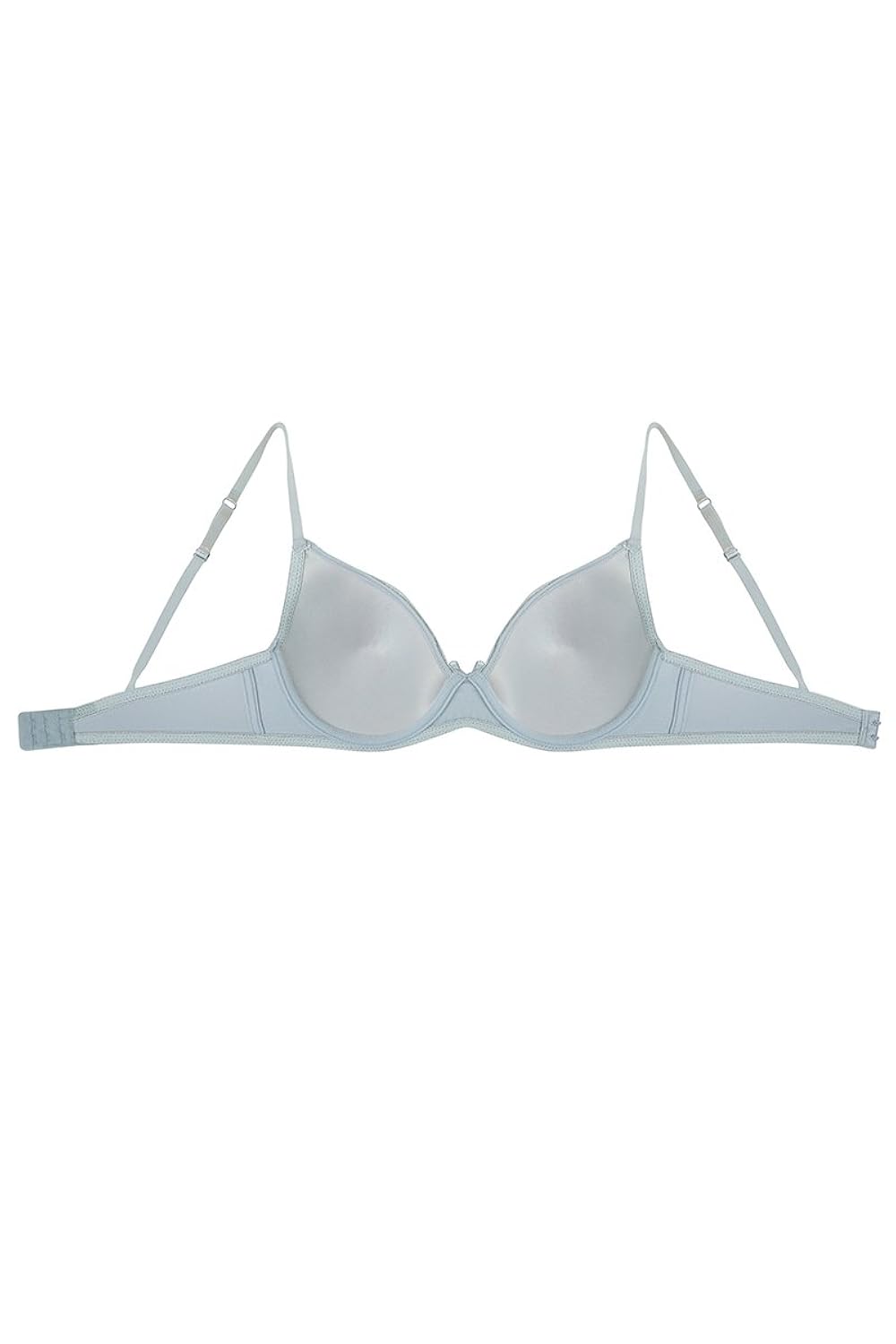 zivame beautiful neckline no show padded bra- grey