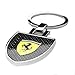 Ferrari Shield Carbon Fiber Look Keychain
