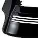 Stretched Rear Fender Panel Vivid Black 4.5 inch Long Extension Fit for 2009 2010 2011 2012 2013 Harley Touring, Road King, Street Glide