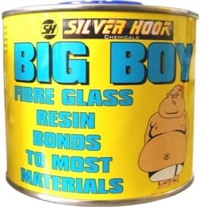 FIBRE GLASS RESIN 500ml WITH HARDENER - FIBREGLASS RESIN - FREEPOST!!