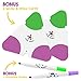 Star Right Math Triangle Flash Cards, Multiplication and Division Facts 0-12, Double-Sided, 2 Write and Wipe Cards Included, 2 Erasable Markers, for Ages 8 & Up