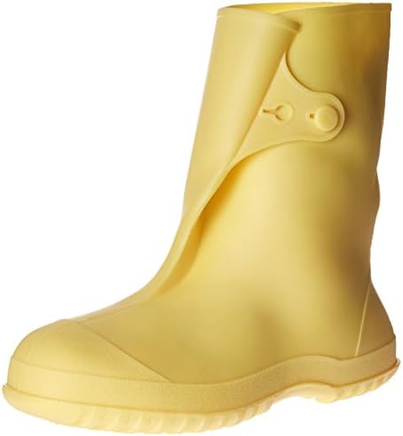 Tingley Workbrutes 35123 Waterproof PVC 10-Inch Height Overshoe, Medium, Yellow