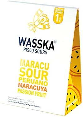 Wasska Peruvian Pisco Sour - Passion Fuit Maracuya 4.4oz 12 Pack