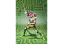 Tamashii Nations S.H.Figuarts Ex-Aid Mighty Gamer Level 2-20 Kamen Rider Kicks Ver-Action Figure, Multi