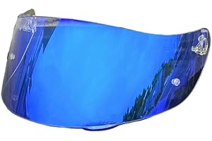 BSTOP K1 Face Shield Uv-protected For AGV K1, K1S, K3SV, K5, K5S Helmet Shield Visor Windshield (Revo Clear Blue-day and night)
