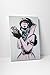 Pingo World 0531QY8Z7PM Snow White with Grenade Gallery Wrapped Canvas Print (30 x 20). Bonus Free Banksy Wall Decal, 30