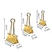Z ZICOME 50 Pack Binder Paper Clips, Gold, Assorted Sizes (1-1/4 inch, 1 inch, 3/4 inch)