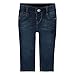 Levi's Baby Girls' Skinny Fit Ribbed Waistband Jeans, Blue Winds, 24 Months