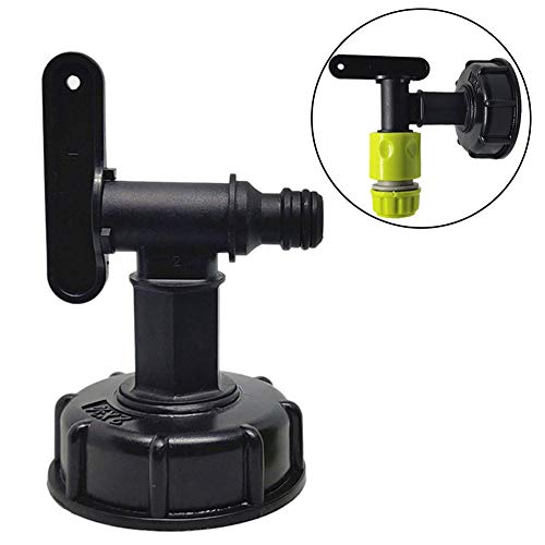 IBC Tank Tap Adapter Connector Replacement Garden Hose Faucet Connector Valve Fitting Parts Water Tank Hose