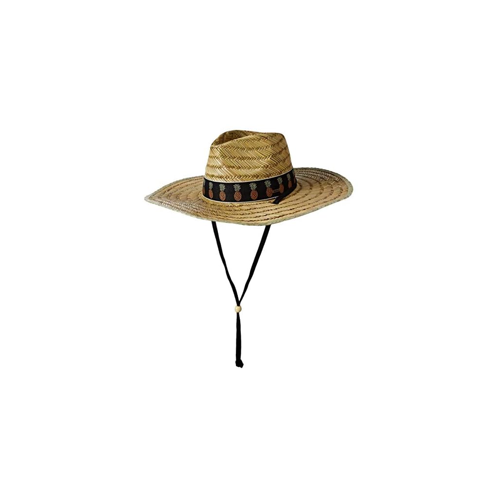 O'NEILL Women's Adjustable Chin Strap Straw Lifeguard Hat Beachwear