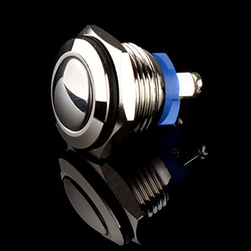16mm Anti-Vandal Momentary Stainless Steel Push Switch Dome Top For Box Mods
