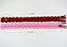 Saliency Nylon Coil Flower Zipper Lace Zippers 24cm 9 inch 25pcs for DIY Sewing