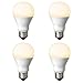Philips Hue White A19 4-Pack 60W Equivalent Dimmable LED Smart Bulb (Compatible with Amazon Alexa  Apple HomeKit and Google Assistant) (Renewed)