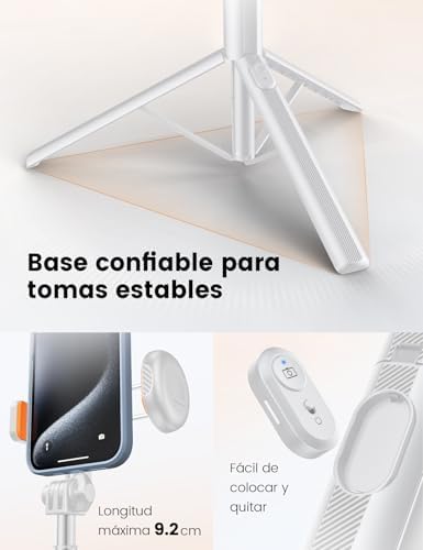 180cm Trípode para Movil con Control Remoto,NT79 Palo Selfie Monopies