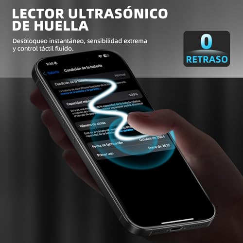 Película protectora de pantalla de vidrio 9h + de 3 piezas para iPhone, vidrio templado súper duro [resistente a la rotura de grado militar] con herramientas de instalación fáciles actualizadas (17pro max)