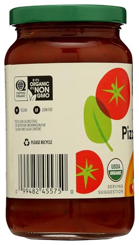365 BY WHOLE FOODS MARKET, ORGANIC PIZZA SAUCE, 14 OUNCE