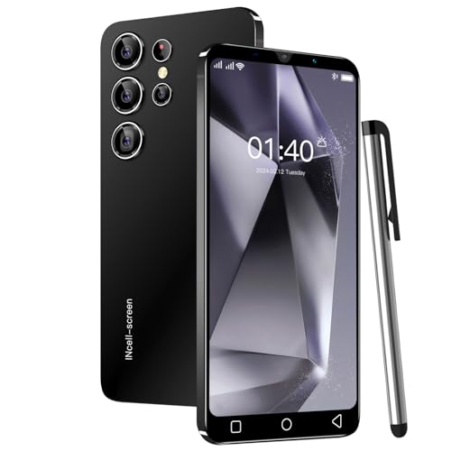 Cheap Mobile Phones 5.0 Inch IPS Display, Android 9.0, 16GB (Expandable up to 128GB), 2G/3G Dual SIM Free Unlocked, Face ID/WiFi/FM (P24Ultra Black)