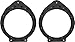 Front Door Speaker Adapter Spacer Rings Fits 2010-2015 Chevy Chevrolet Camaro - SAK075_55-1 Pair