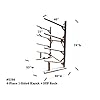 Log-Kayak-Rack-4-place-One-sided-Kayak-and-SUP-rack