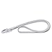 Tanpie Skinny Waist Belt of Women Elastic Metal Stretch Chain Belt Silver 29''