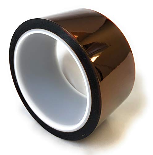 APT, (2'' x 36 Yds (108FT)), 1 mil Thick Polyimide Adhesive Tape, high Temperature and Heat Tape, for Masking, Soldering, Electrical, 3D Printer Application.(2 Inch)