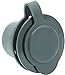 Journeyman-Pro 5279 15 Amp 120-125 Volt, NEMA 5-15 Flanged Outlet, Black Commercial Grade, 2 Pole-3 Wire, Straight Blade Plug Charger Receptacle (w/ Front & Back Covers)