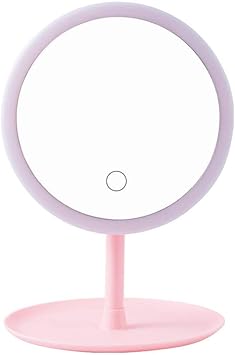 HGFDSA Espejo de Maquillaje Espejo de vanidad de Escritorio con luz