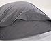 Colourful Snail 100-Percent Natural Washed Cotton Duvet Cover Set, Ultra Soft and Easy Care, Fade Resistant, King, Dark Grey (Comforter Not Included)