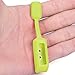 Nogis Silicone Strong Magnetic Clasp Clip Holder for Fitbit Flex Monitor (Green)