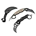 MOSSY OAK Karambit Knife Set 2-Piece, Folding Tactical and Fixed Blade Knife with Sheath