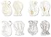 Gerber Baby 4-Pair Mittens, Elephant, 0-3 Months