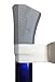 LAXE HANDLE Lacrosse Stick End Cap A Uniquely Designed End Cap Engineered to Allow for Hand Recognition of The Lacrosse Stick's Head Orientation Black