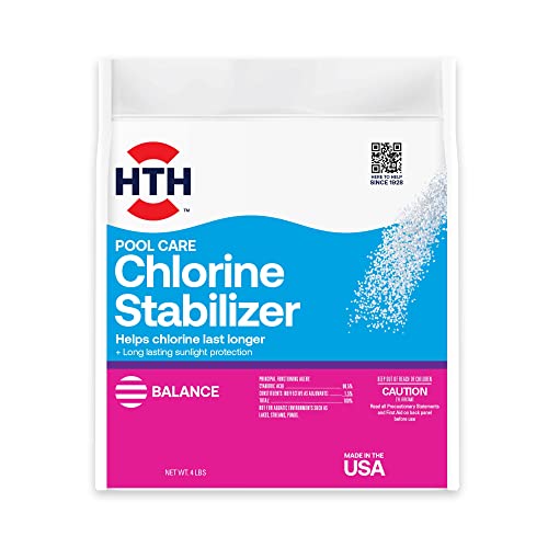 HTH 67061, Swimming Pool Care Pool Care Stabilizer, 4 lbs