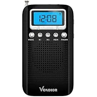 Sony Walkman AM FM Portable Radio With LCD Screen - Battery Operated ...