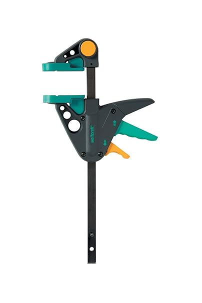 wolfcraft EHZ 65-150 Einhandzwinge PRO 3456000 | Kraftvolle Zwinge für professionelle Arbeiten zum Spannen von Werkstücken mi