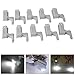 10pcs 0.25W Hinge LED Sensor Light for Kitchen Living Room Bedroom Cabinet Cupboard Closet Wardrobe Night Lights