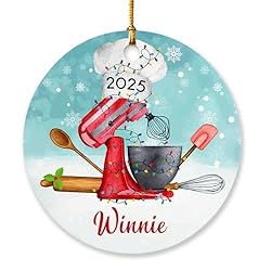 Personalized Baker Ornament Gift for Christmas 2025
