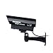 Masione Outdoor Fake/Dummy Security Camera with 30 Illuminating LED Light (Black) CCTV Surveillance