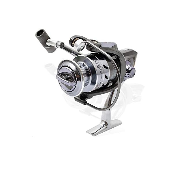 NYKK Angelsets Angelrolle Spinn Metal Spinning Reels Schweres Ziehen Boot Angelrolle Karpfenangeln Spinner Spinning… – Bild 5
